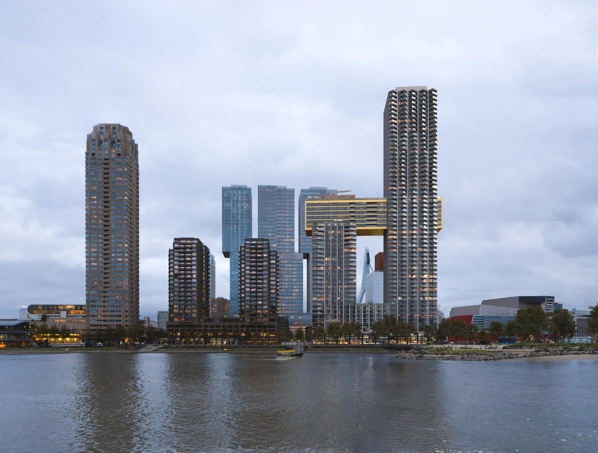 De Sax construction starts: 916 new homes for Rotterdam Construction has begun on De Sax, Rotterdam’s new landmark on the Wilhelminapier. Designed by MVRDV, the project will add 916 homes by 2030.